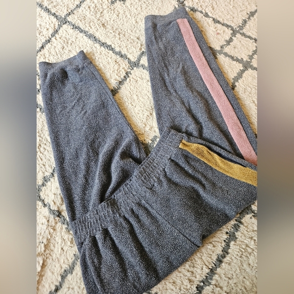 Free People Blue Monday Fleece Joggers Size Large - Picture 3 of 6
